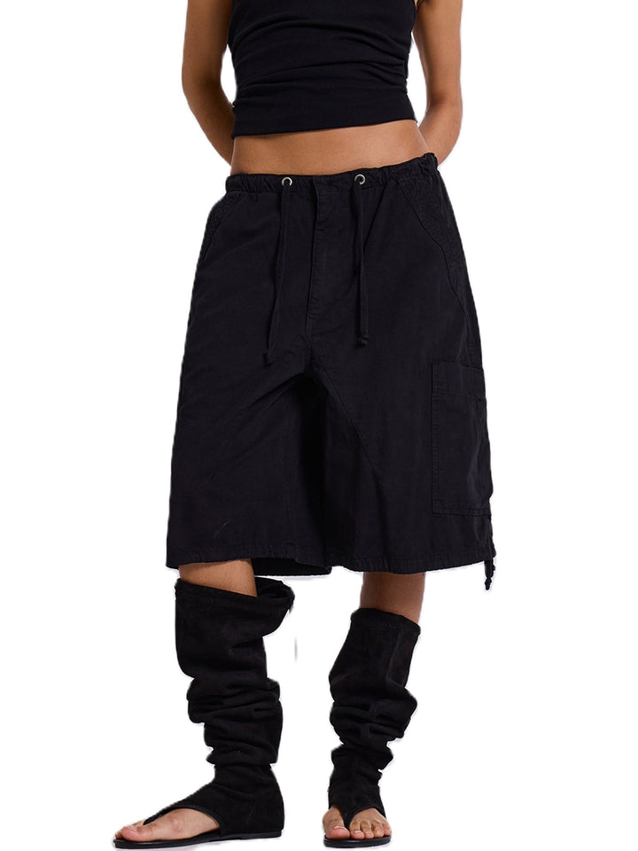 Dame casual korte Cargo-shorts med justerbar midje og praktiske lommer Skjora