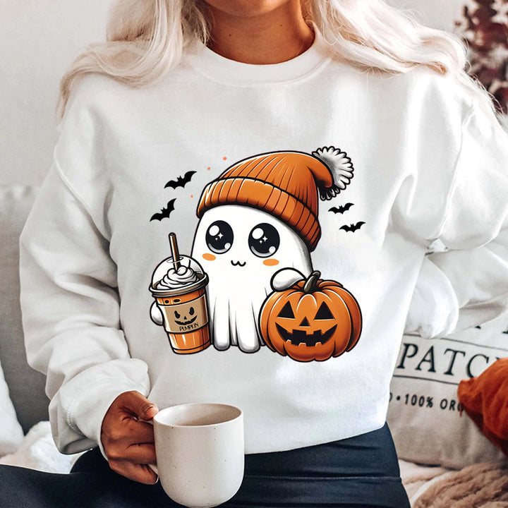 Kvinnegenser med leken Halloween grafisk design Skjora