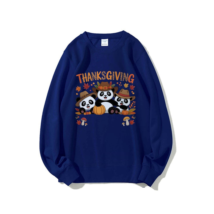 Dame sweatshirt med morsomt dyremotiv og høstmotiv Skjora