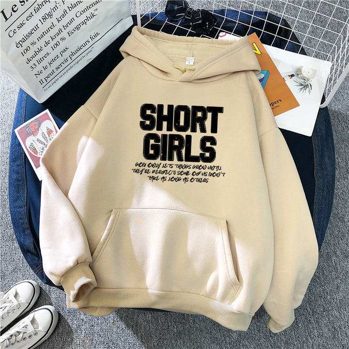 Women's hoodie with eye-catching lettering Skjora