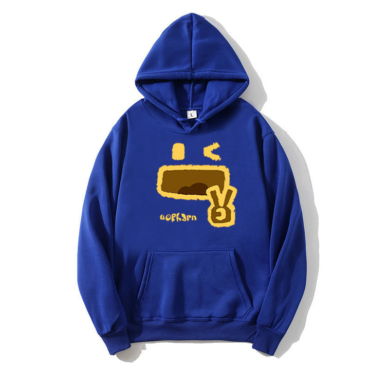Dame hettegenser med kreativt emoji-design Skjora