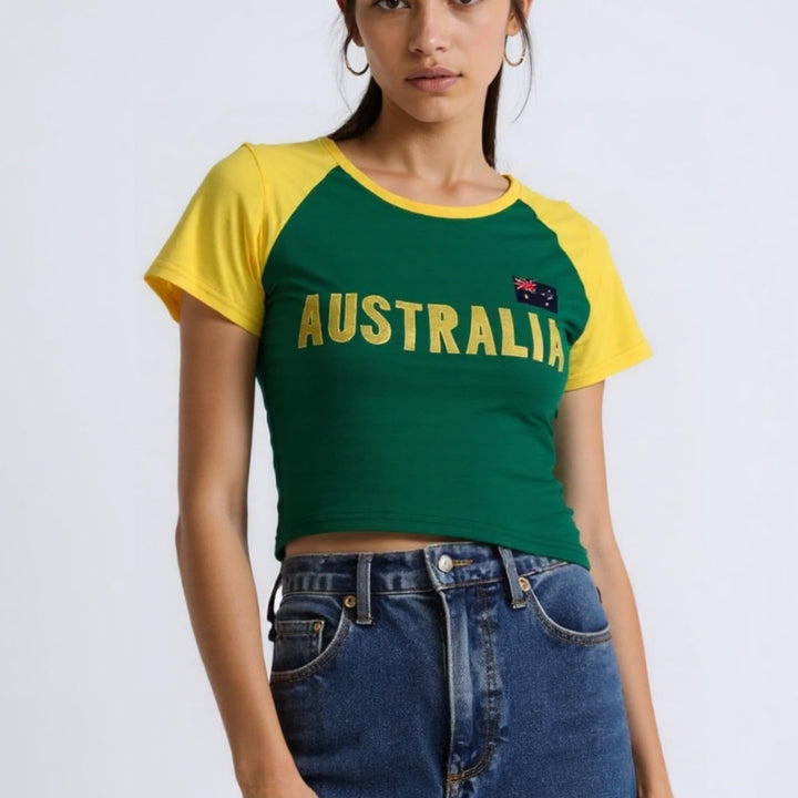 Damer sporty T-skjorte med avslappet London-print Skjora