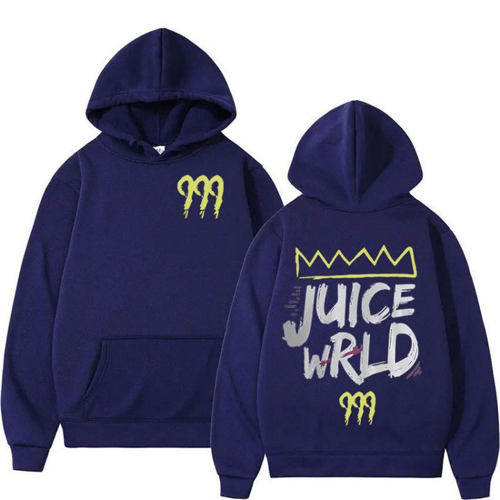 Kvinne hoodie med moderne kengurulommely design og slående grafisk trykk Skjora