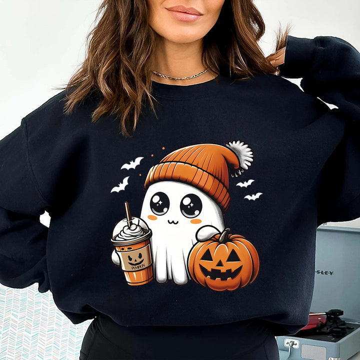 Kvinnegenser med leken Halloween grafisk design Skjora