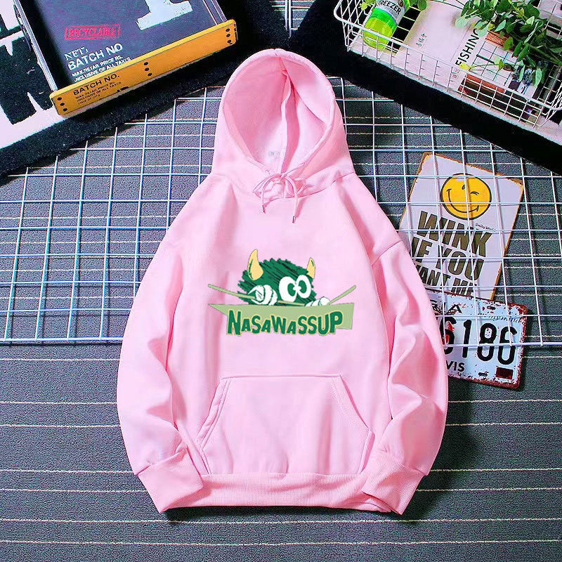 Damen Kapuzenpullover mit verspieltem Motiv Skjora