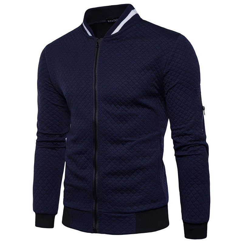 Men's sports jacket with stand-up collar and functional zip pockets Skjora