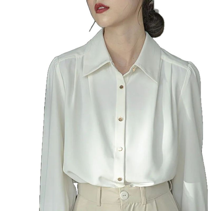 Kvinnes elegant skjorte bluse Skjora