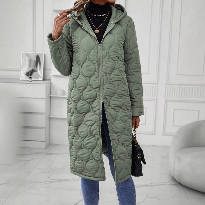Dame hettejakke med elegant quilt og lange ermer Skjora