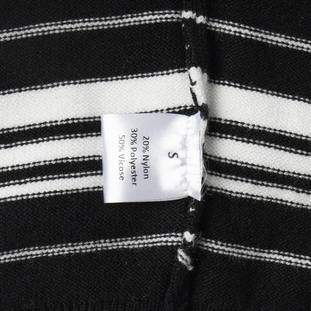 Kvinners stripete cardigan med en avslappet passform Skjora