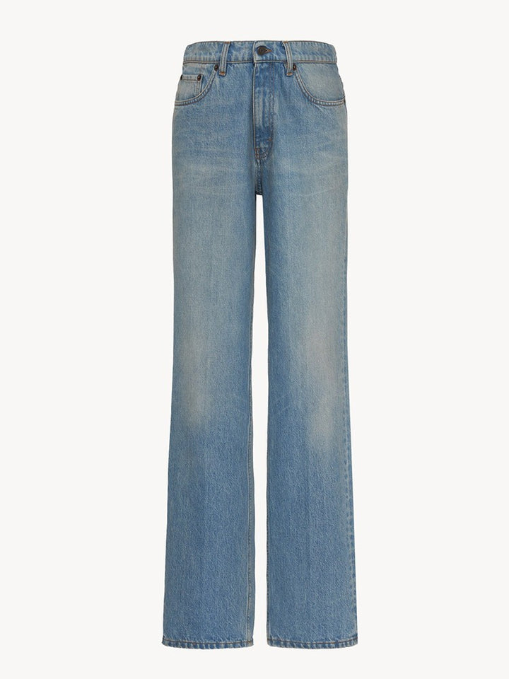 Damer Høyt skåret, brede jeans Skjora