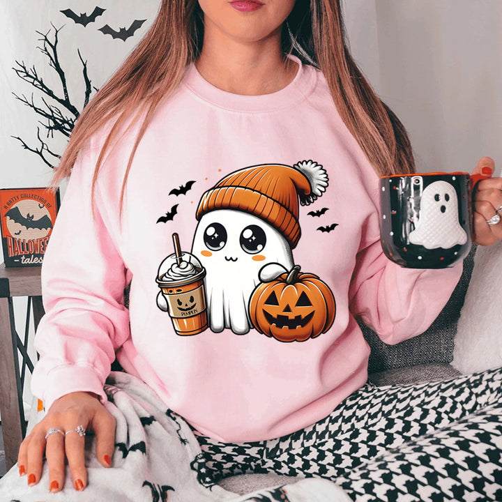 Kvinnegenser med leken Halloween grafisk design Skjora