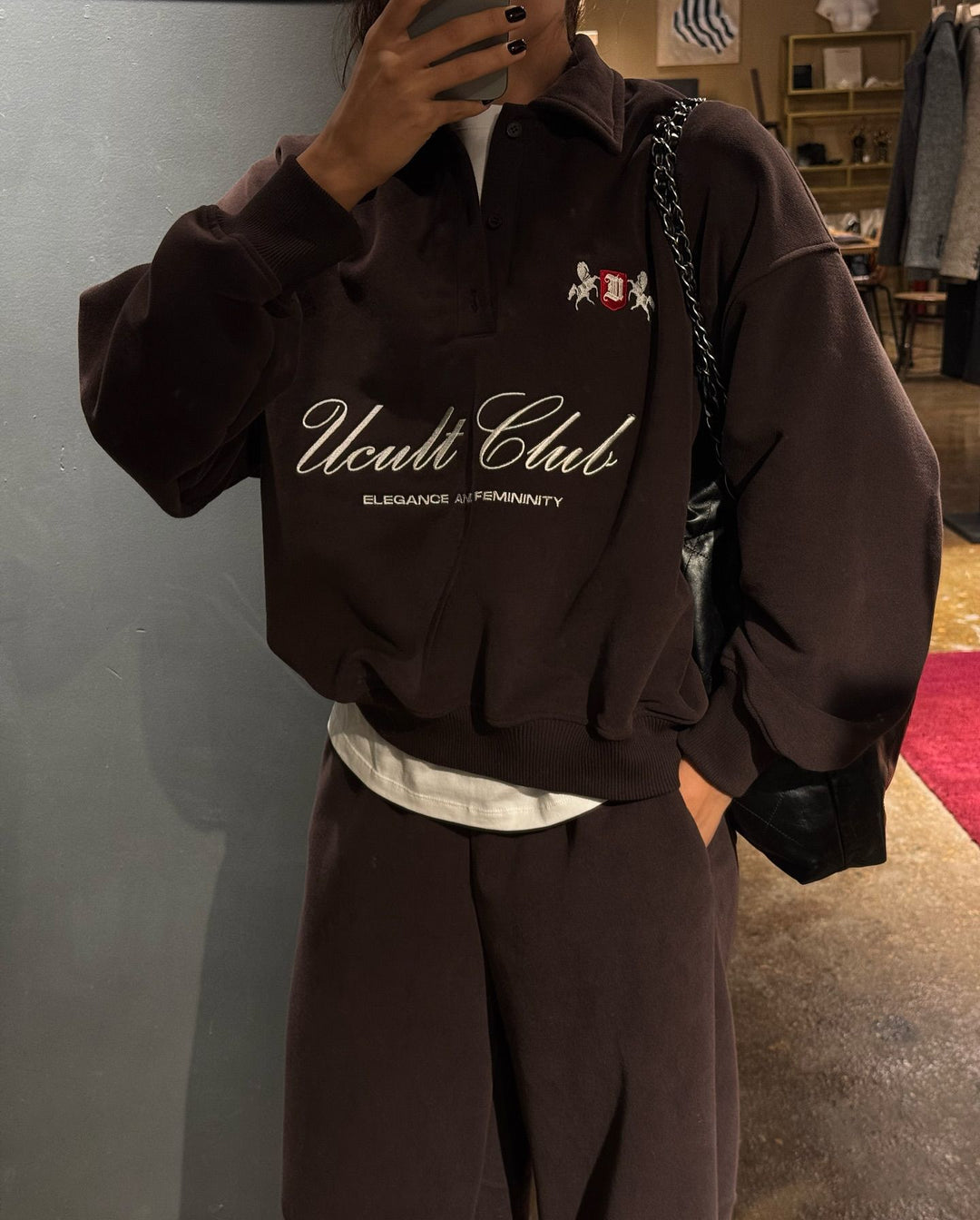Damer casual polo genser med elegant logo Skjora