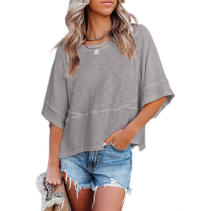Damer oversized sommerplagg med løs passform og avslappet design Skjora