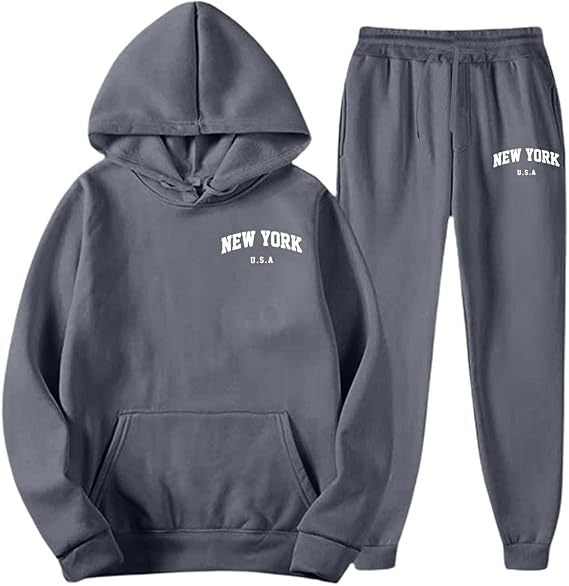 Women's Hooded Sweat Suit with high-quality material and modern lettering Skjora