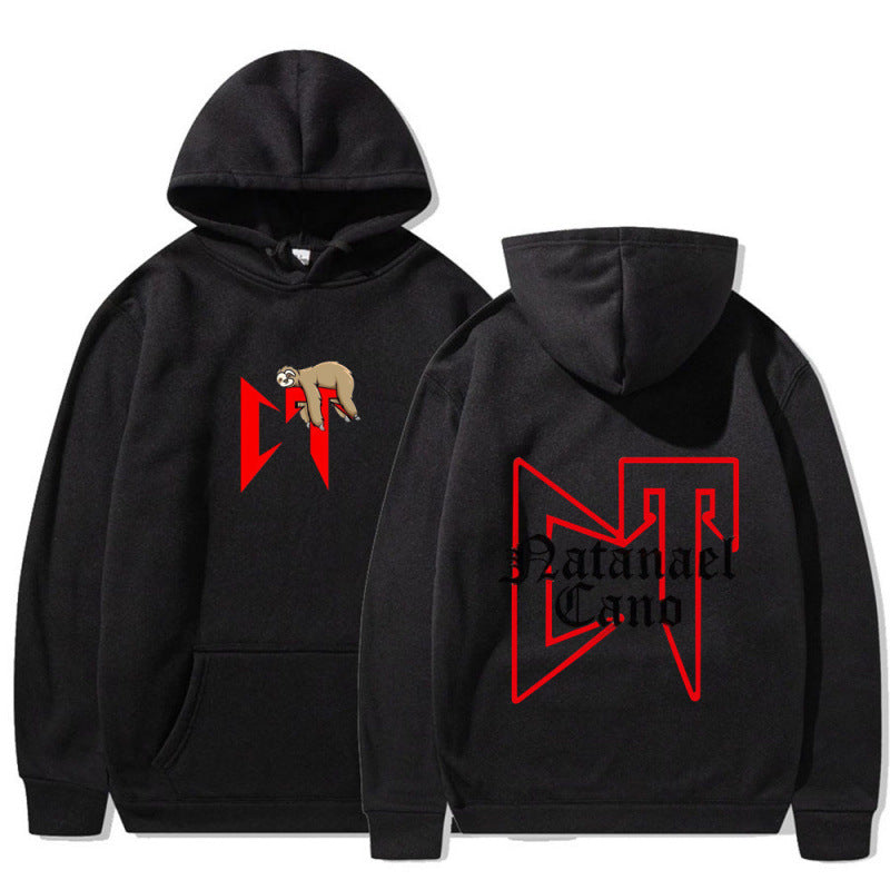 Dame hoodie med kreative dyremotiver og høykvalitets fleece Skjora