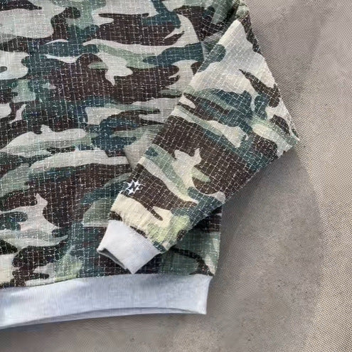 Kvinne hoodie med kamuflert fôret innside Skjora