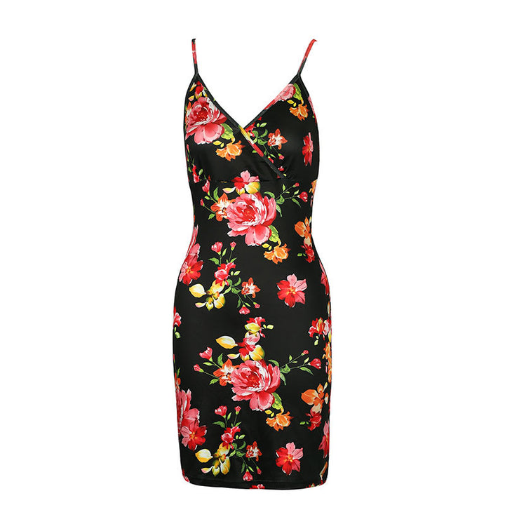 Dame Floral Wrap Dress Skjora