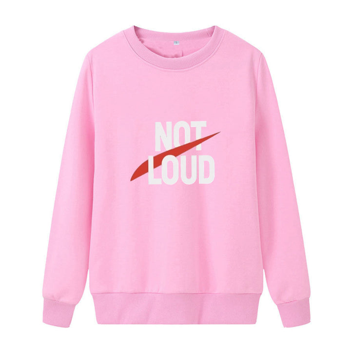 Damegen Sweatshirt med kreativt påskrift Skjora