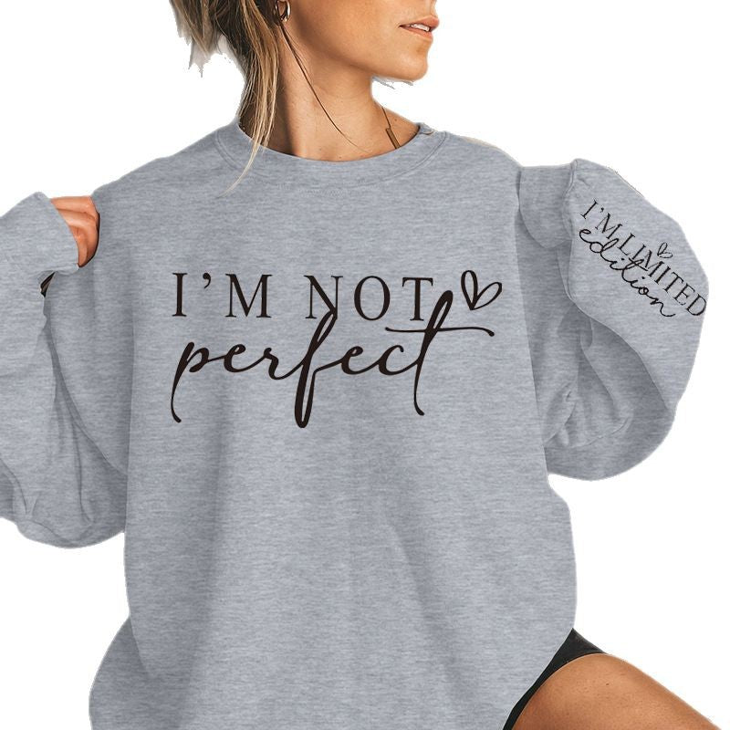 Dame Oversized Genser med trykk og begrenset utgave Skjora