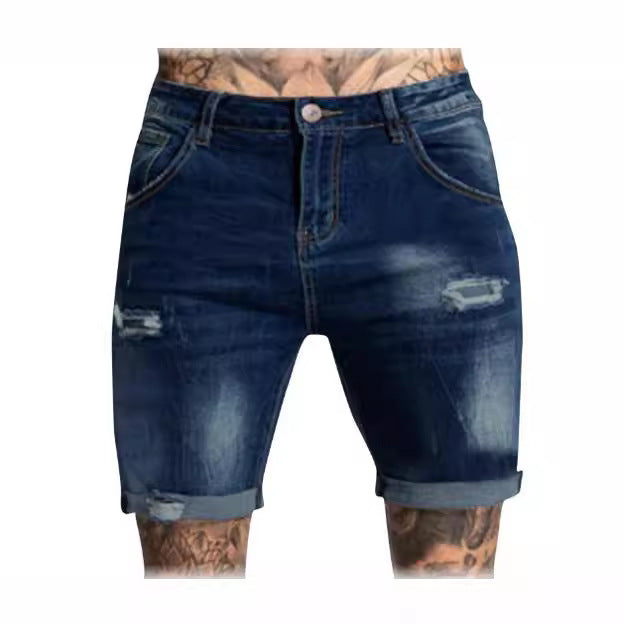Herrer Zdestroyed Jeansshorts Skjora
