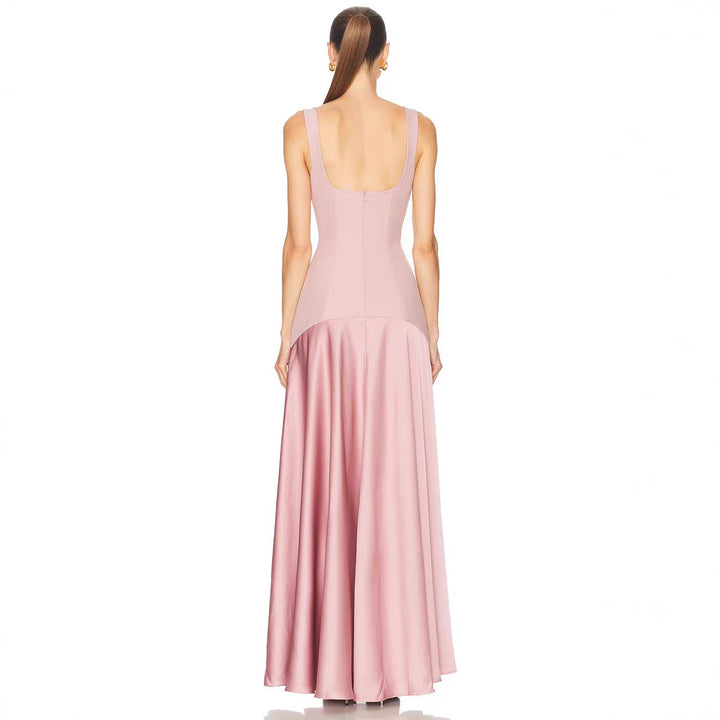Dame elegant kjole med figurformende snitt og elegant glidelås Skjora