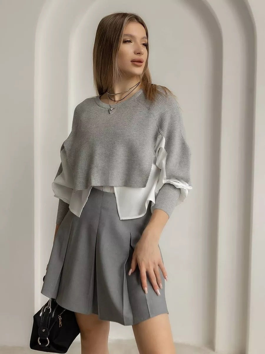 Damer fashionable kombinerbar genser Skjora