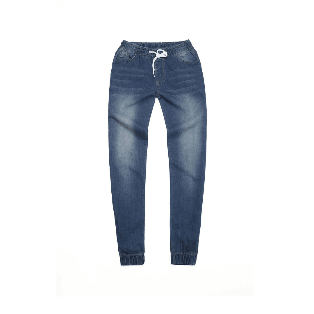 Dame Sporty Denim Joggebukse Skjora