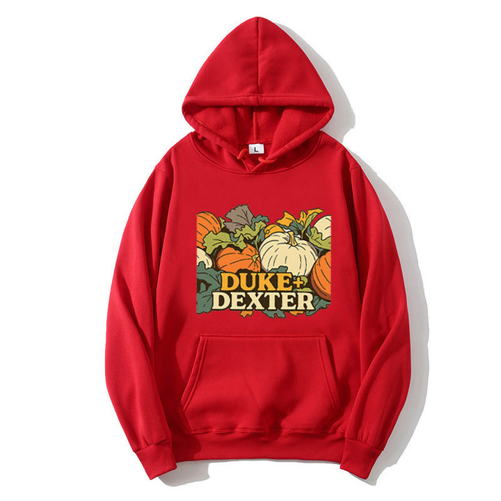 Women's Hoodie with Light Pumpkin Motif Skjora