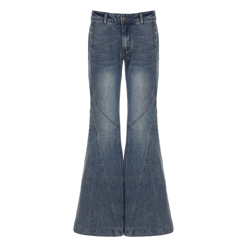 Dame Flared Jeans i individuell vintage-look med skandinavisk preg Skjora