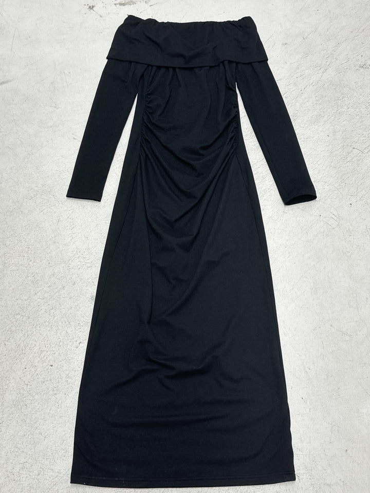 Damer Stilig Kveldsdrakt med Off-Shoulder Design Skjora