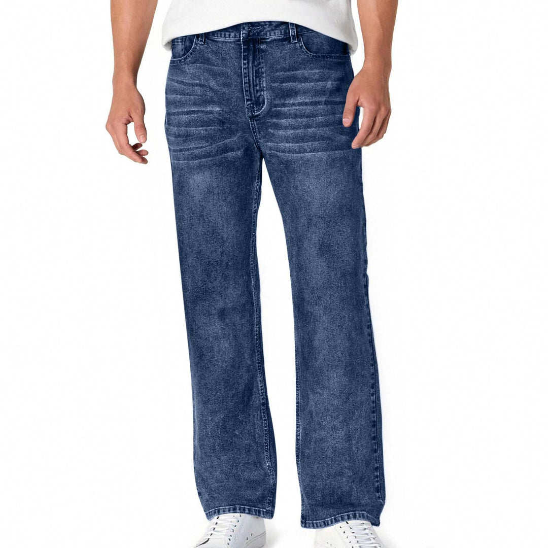 Herrer casual bootcut jeans med moderne vasker Skjora