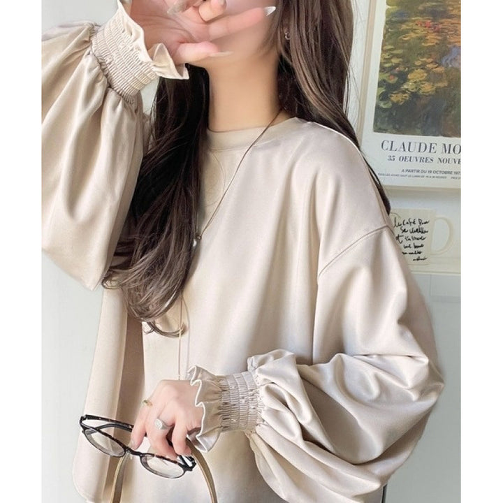 Sweatshirt oversized for kvinner Skjora