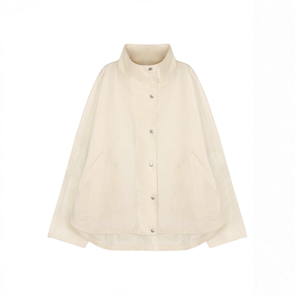 Dame elegant overgangsjakke i oversized snitt Skjora