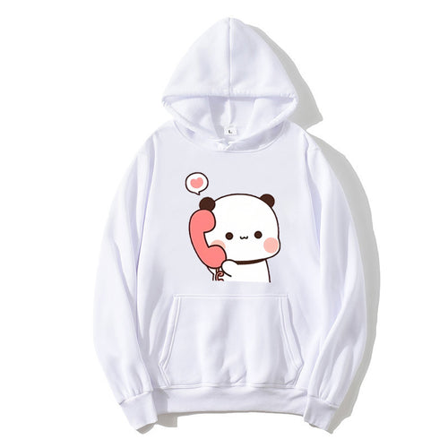 Damen Kapuzenpullover mit verspieltem Pandadesign Skjora