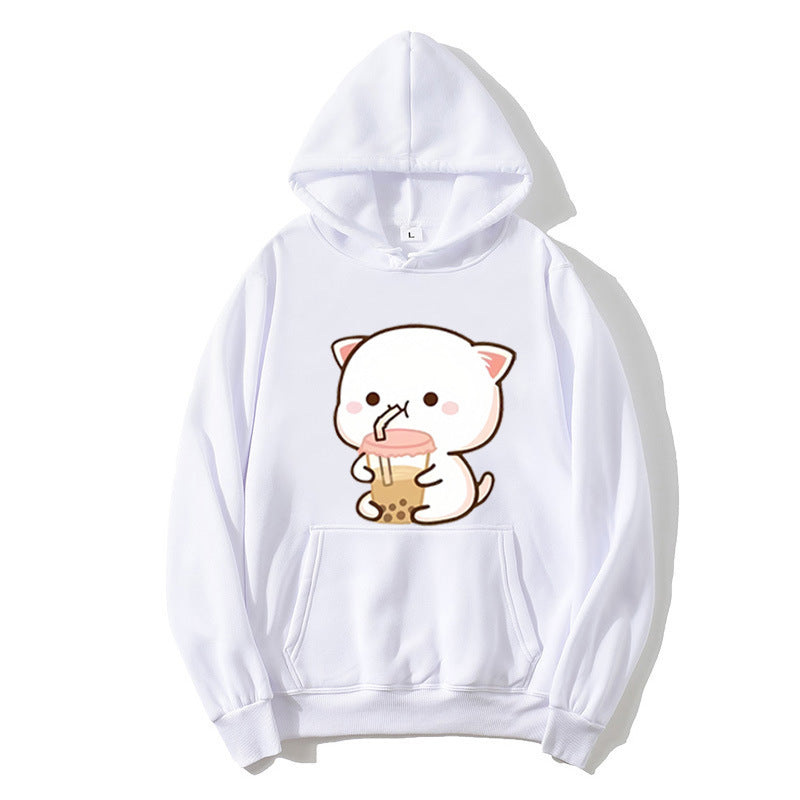 Damen Kapuzenpullover mit süßem Tiermotiv Skjora
