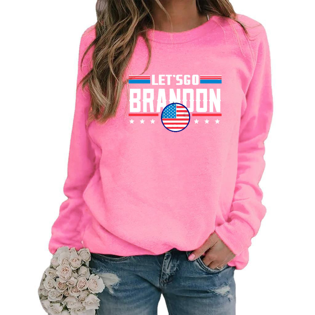 Dame sweatshirt med moderne statement design Skjora