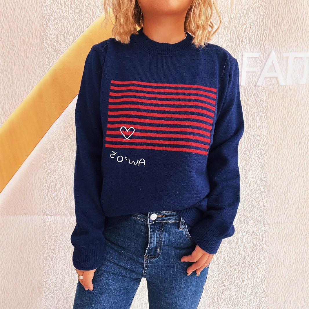 Dames koselig sweatshirt med grafisk trykk Skjora