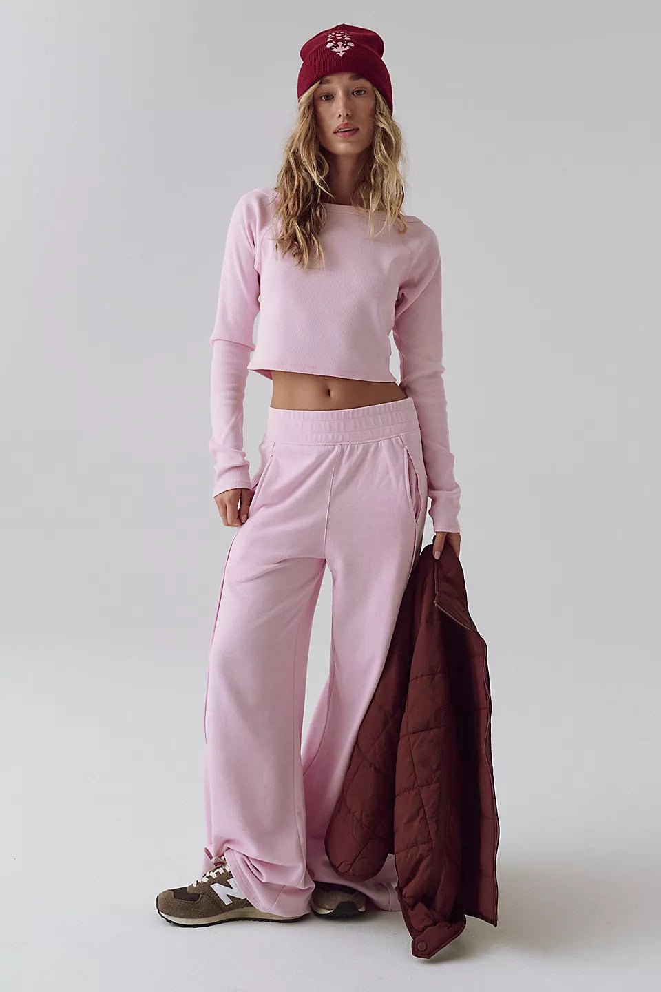 Kvinnenes komfortable sport loungewear-drakt i uformell snitt Skjora
