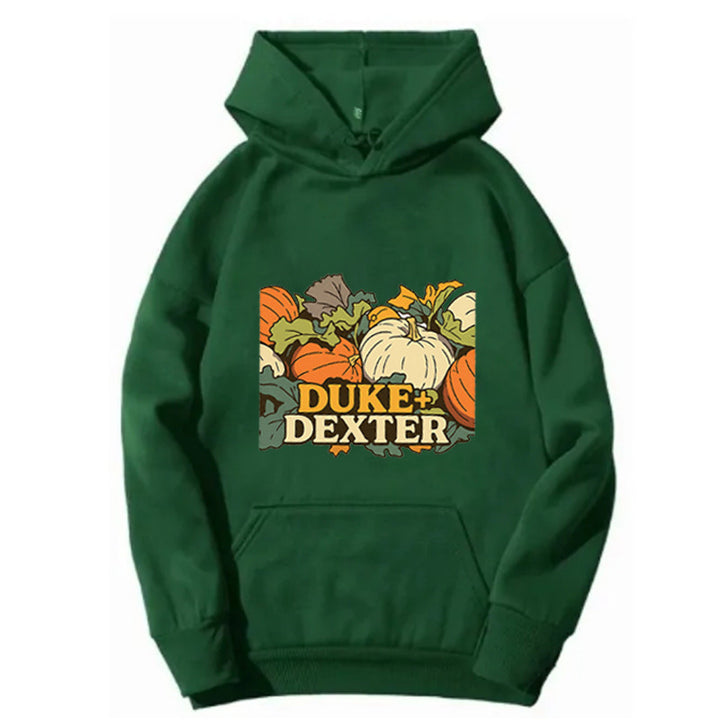 Women's Hoodie with Light Pumpkin Motif Skjora