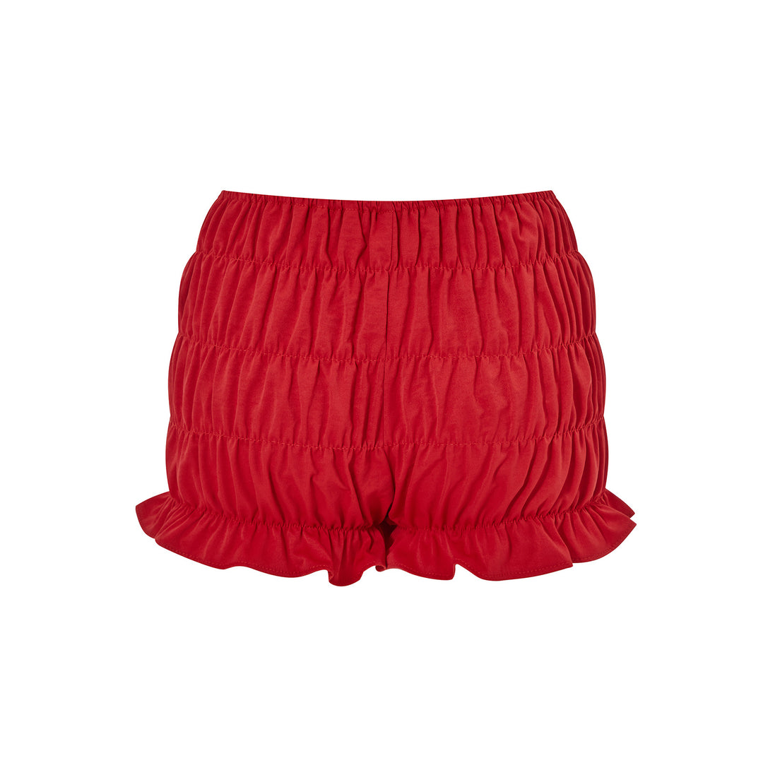 Dame Smock-Shorts med voluminøs snitt Skjora