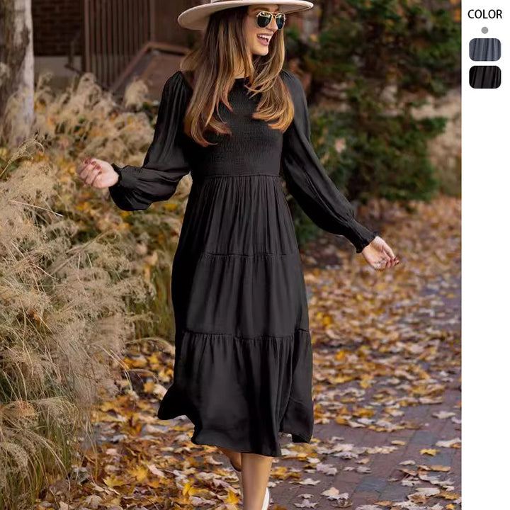Dame Maxi Kjole i Boho Stil