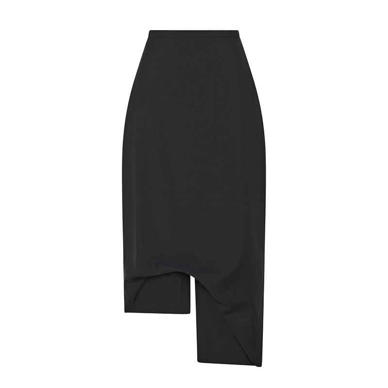 Damer Elegant Culotte med høy midje og sidelange utskjæringer Skjora