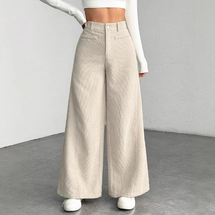 Women's Loose Corduroy Trousers Skjora