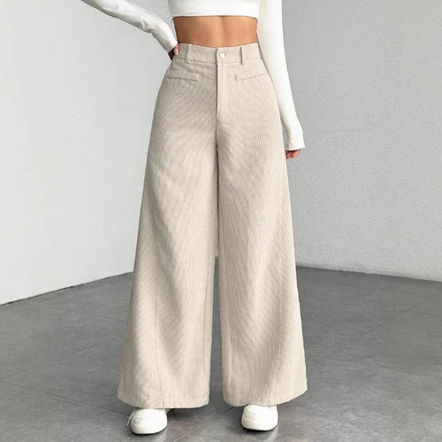 Women's Loose Corduroy Trousers Skjora