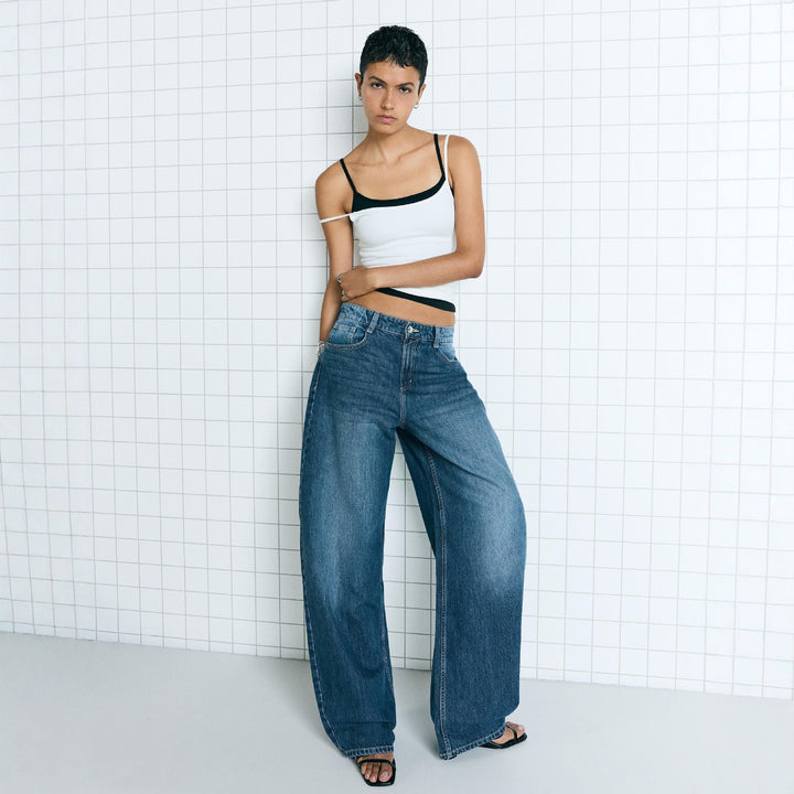 Dame Oversized Jeansjakke Skjora