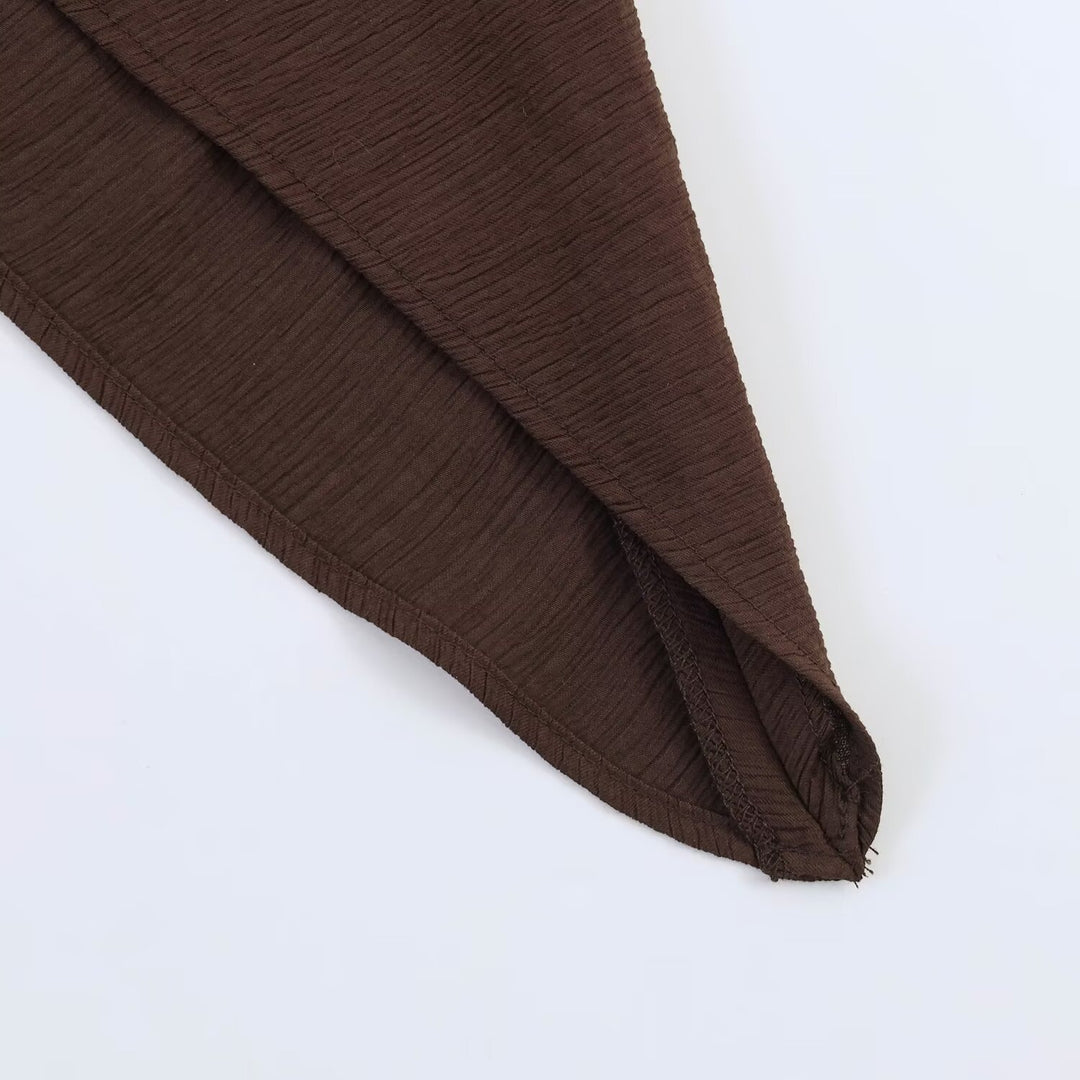 Damen asymmetrisk kjole med elegant drapering Skjora
