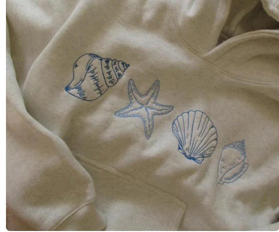 Women's hoodie with maritime motif and soft fabric Skjora