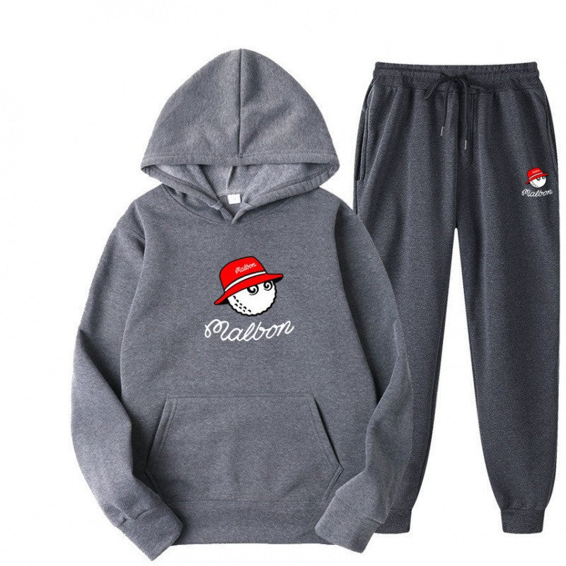 Dame hoodie sett for kvinner med leken grafisk design og praktiske lommer Skjora