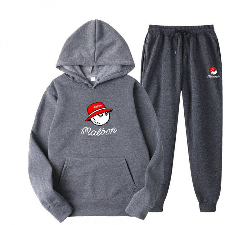 Dame hoodie sett for kvinner med leken grafisk design og praktiske lommer Skjora