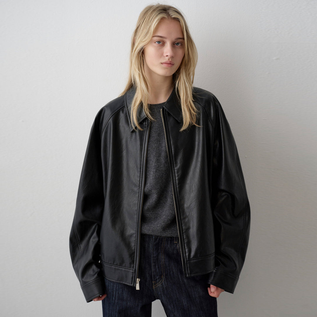 Damer elegant skinnjakke i minimalistisk design Skjora
